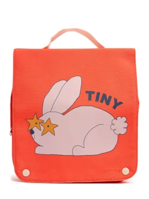 Tiny Cottons   Rabbit print canvas backpack 