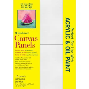 300 Series Canvas Panels 5in x 7in 16/Pkg