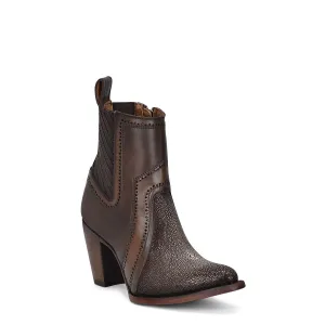 3F94MA - Cuadra brown fashion Paris Texas stingray ankle boots for women