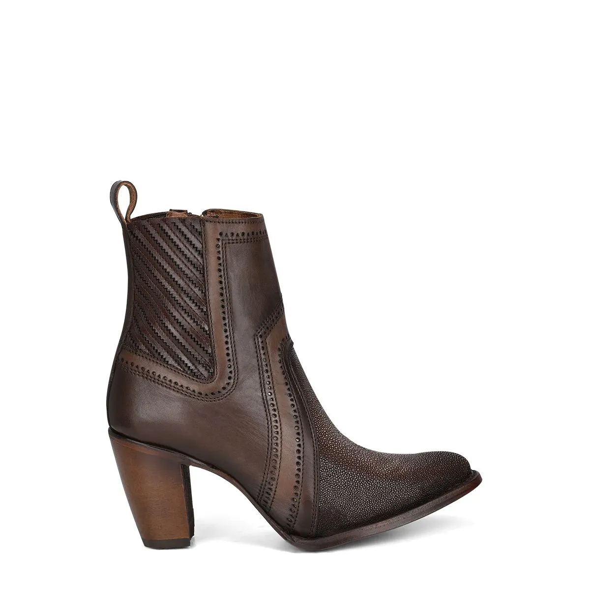 3F94MA - Cuadra brown fashion Paris Texas stingray ankle boots for women