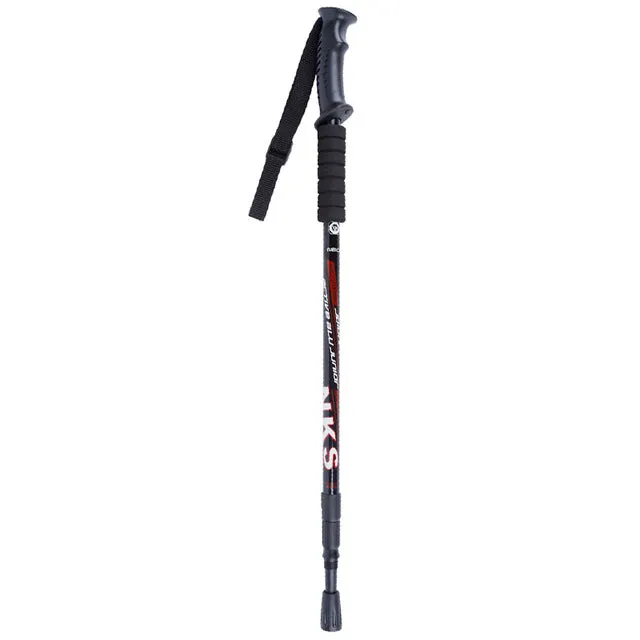 6 color Adjustable AntiShock Trekking Hiking Walking Stick Pole 3-section 66cm-135cm/ 26 " to 53 " with Dropshipping 1pc