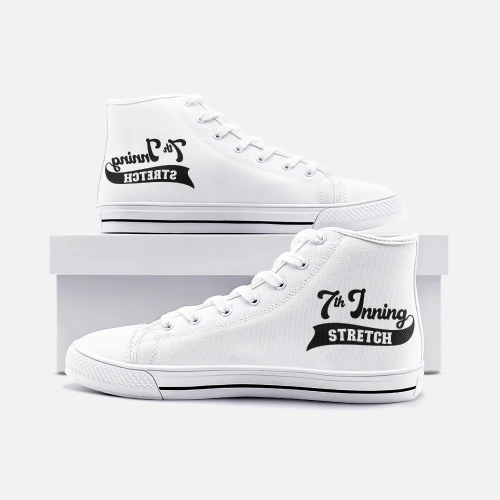 7th inning stretch High Top Canvas Shoes