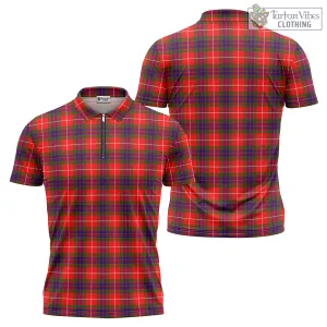 Abernethy Tartan Zipper Polo Shirt