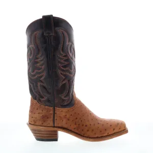 Abilene Boots 9250 Womens Brown Leather Slip On Cowboy Western Boots