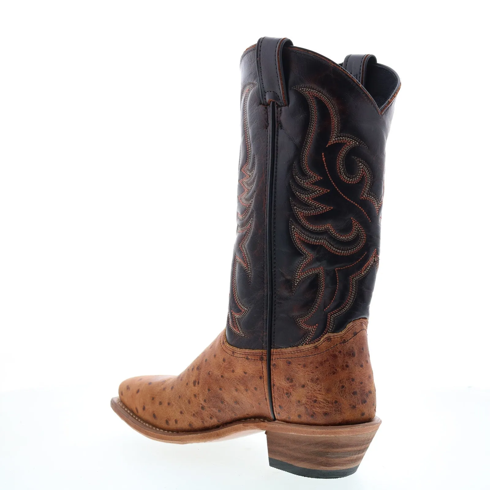 Abilene Boots 9250 Womens Brown Leather Slip On Cowboy Western Boots