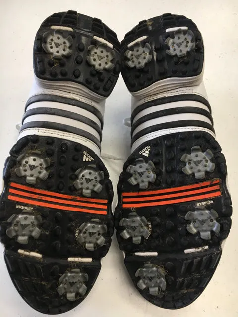 Adidas AdiWear White/Black Womens Size Specific 8 Used Golf Shoes