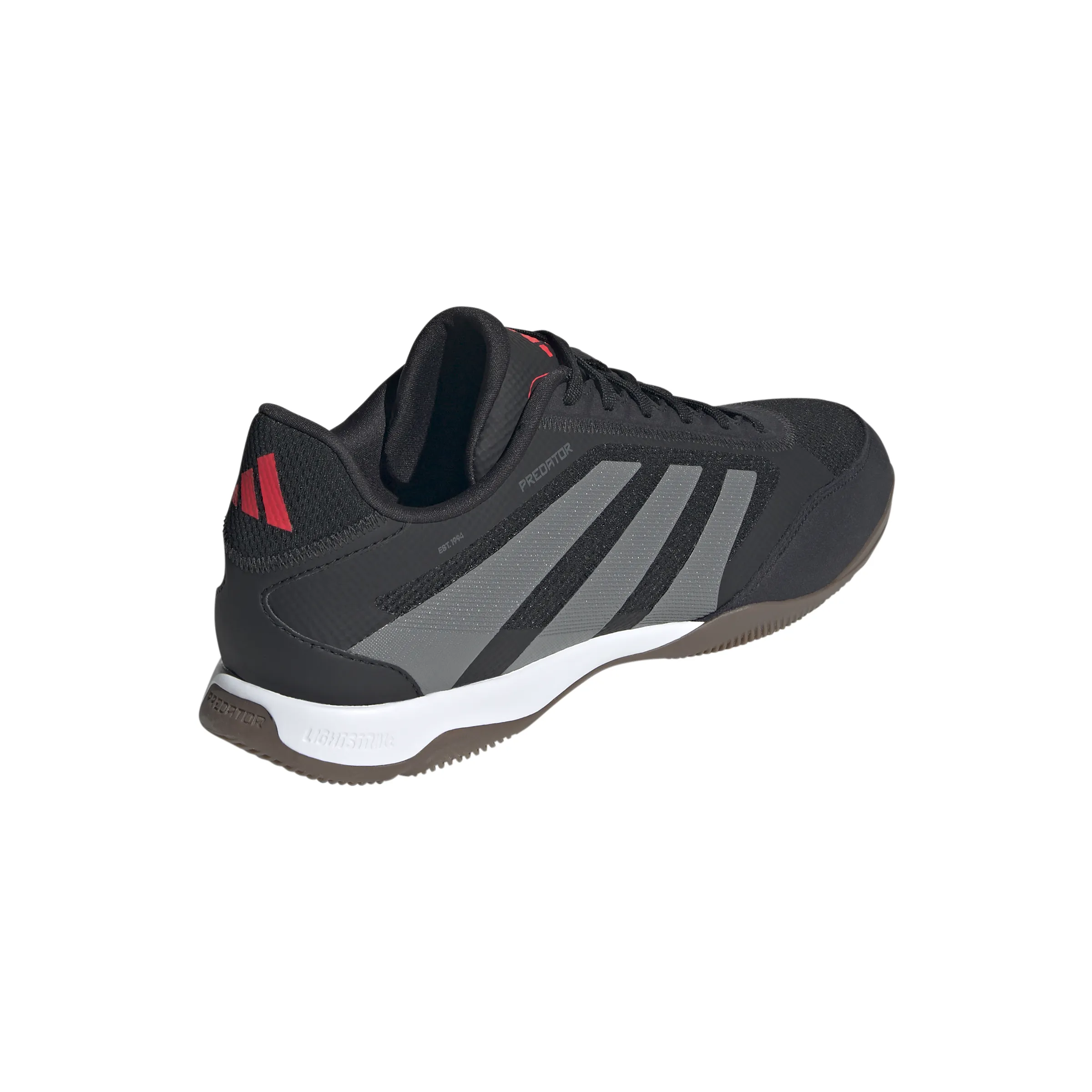 adidas Predator League IN Indoor Soccer Shoes - core black/grey four/lucid red