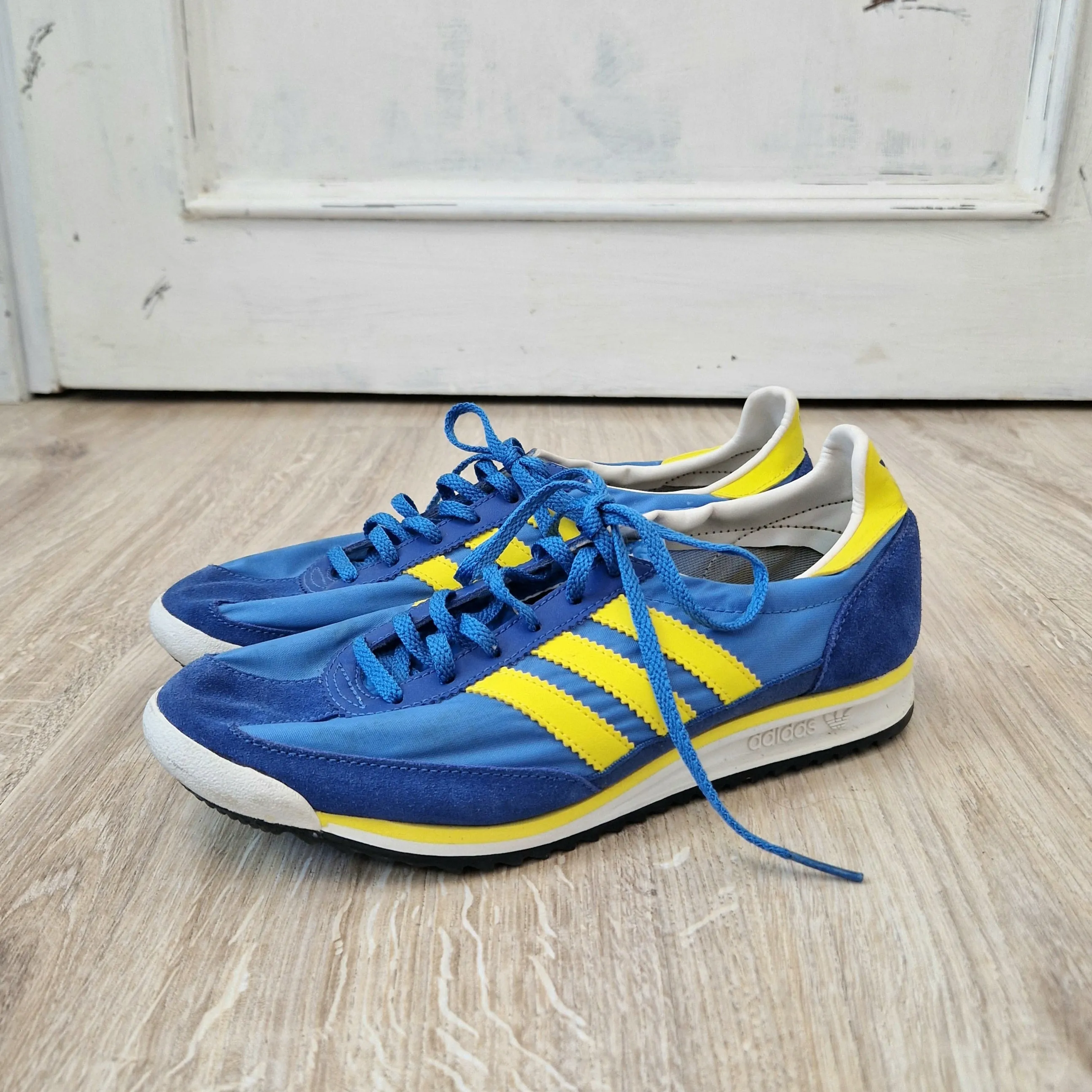 Adidas | Sneakers SL 72 blu e gialle