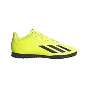 adidas X Crazyfast Club Turf Junior Soccer Shoes IF0707 Team Solar Yellow/Core Black/Cloud White