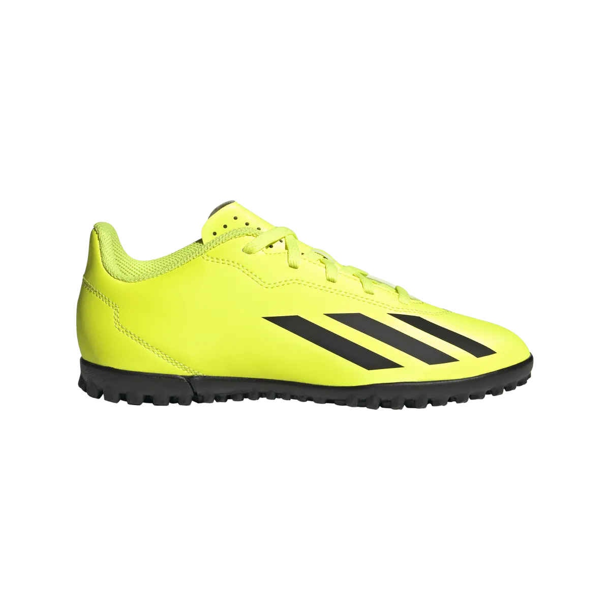 adidas X Crazyfast Club Turf Junior Soccer Shoes IF0707 Team Solar Yellow/Core Black/Cloud White