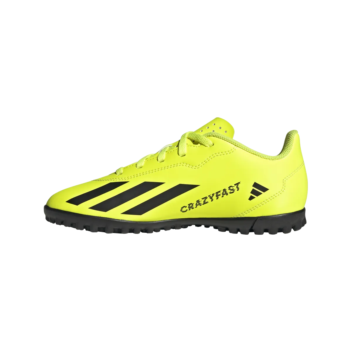 adidas X Crazyfast Club Turf Junior Soccer Shoes IF0707 Team Solar Yellow/Core Black/Cloud White