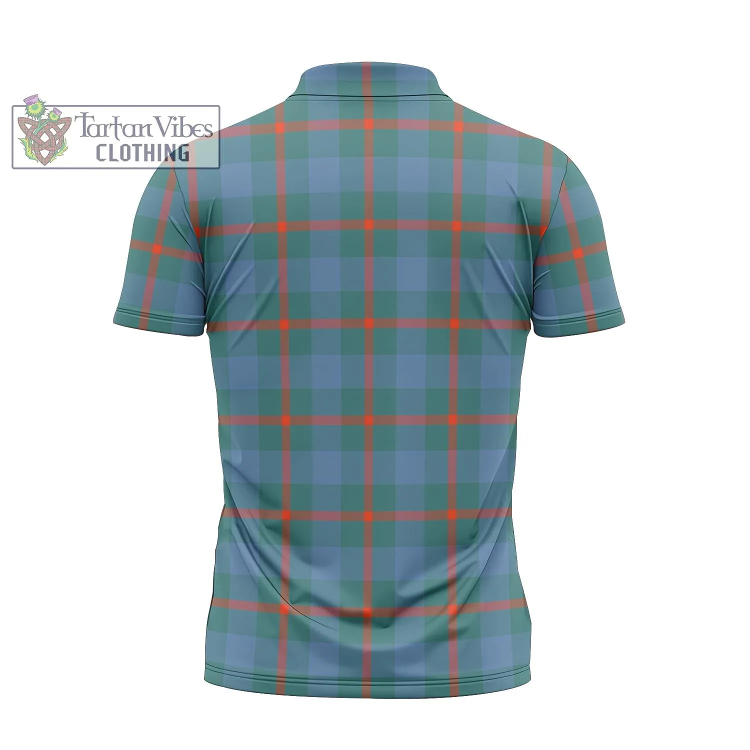 Agnew Ancient Tartan Zipper Polo Shirt