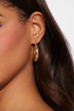 Alana Hoop Earrings - Gold