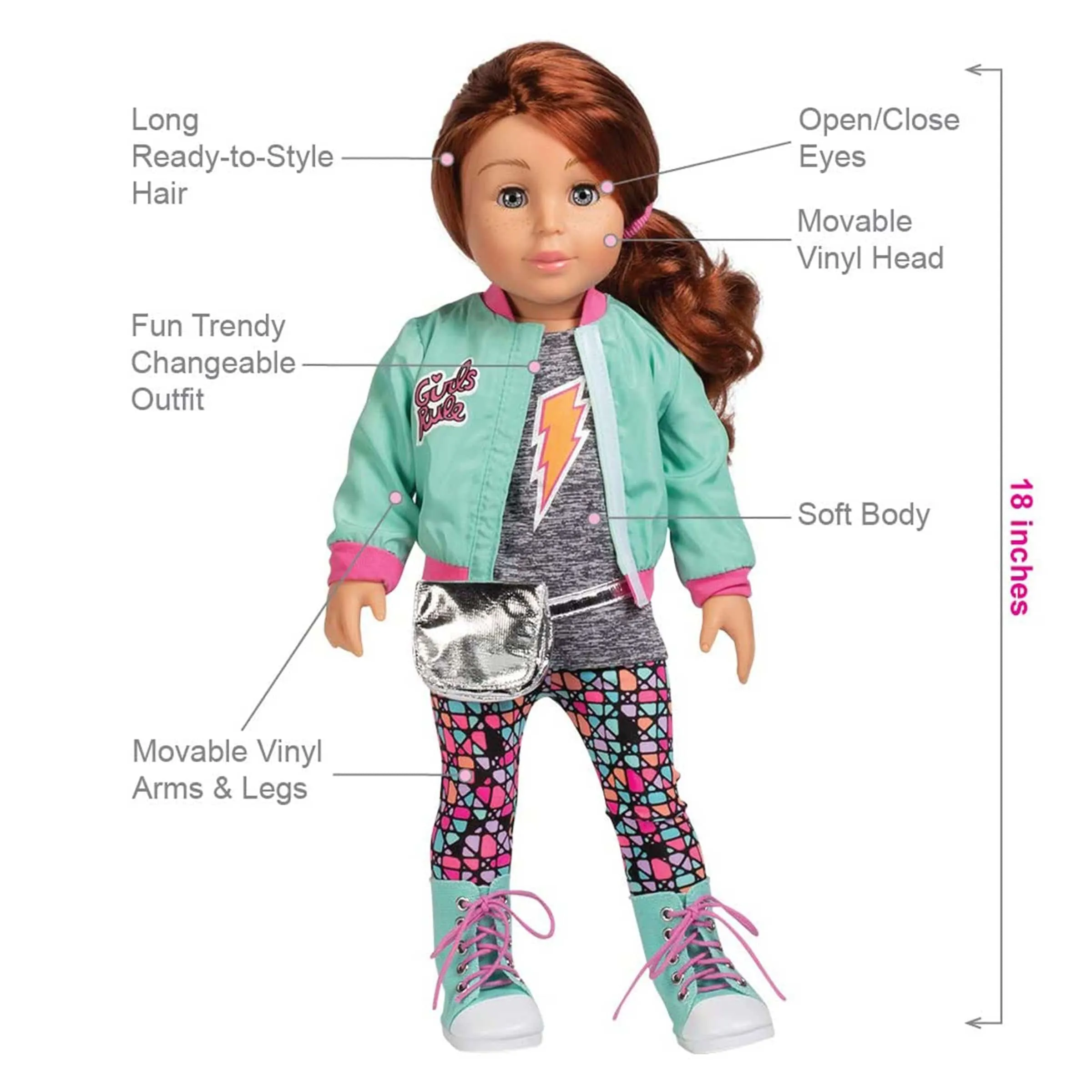 Amazing Girls 18 inch Doll Sam (Amazon Exclusive)