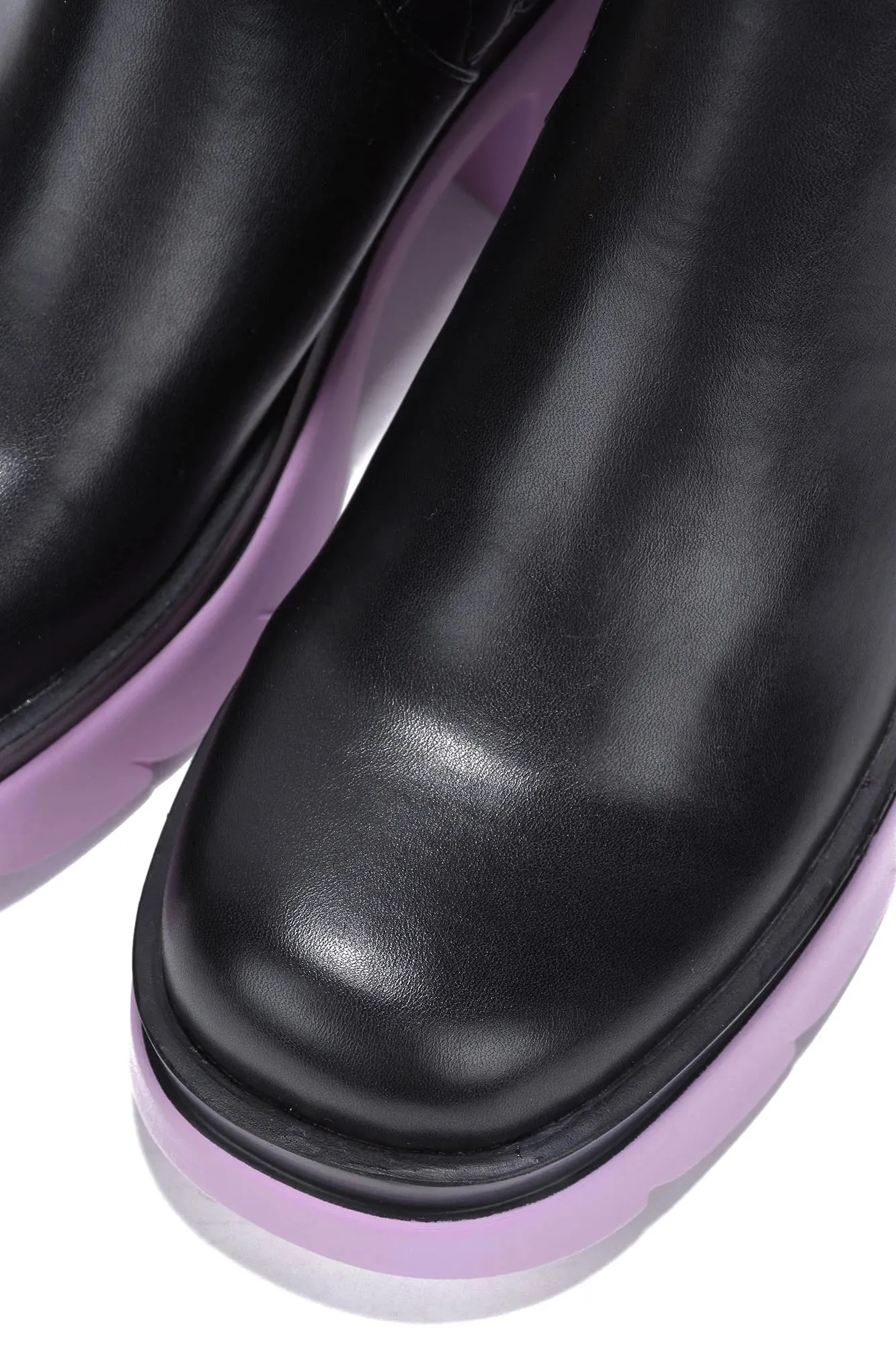 Amelia Purple Sole Booties