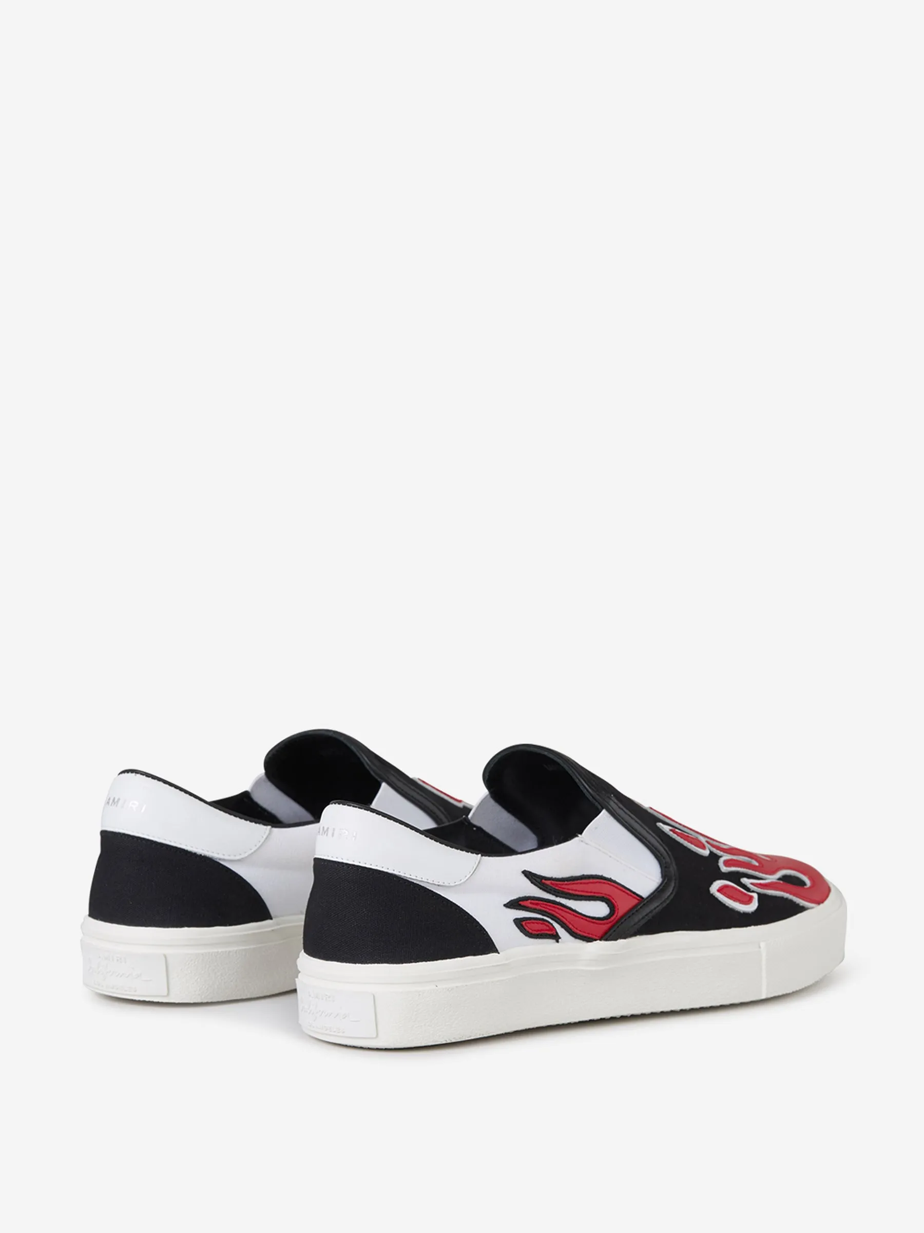 Amiri Flame Details Logo Sneakers