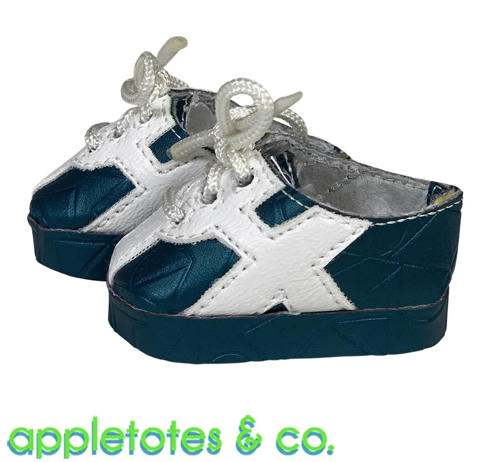 Andi Leather Sneakers ITH Embroidery Pattern for 14 Inch Dolls