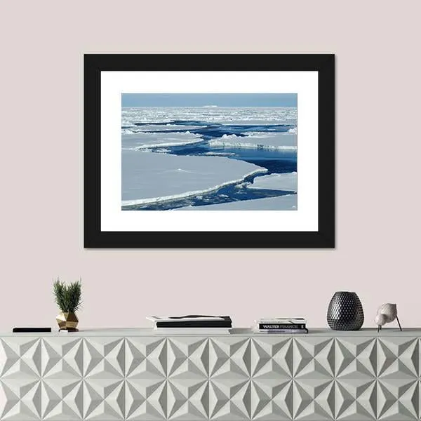 Antarctic Pack Ice Canvas Wall Art