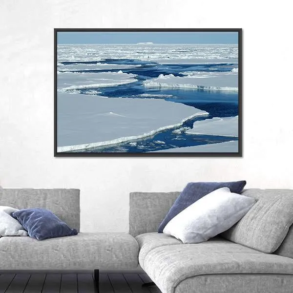 Antarctic Pack Ice Canvas Wall Art