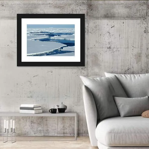 Antarctic Pack Ice Canvas Wall Art