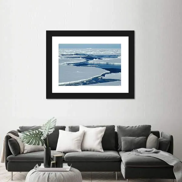 Antarctic Pack Ice Canvas Wall Art