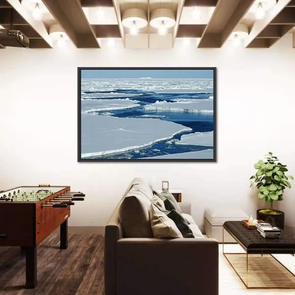 Antarctic Pack Ice Canvas Wall Art