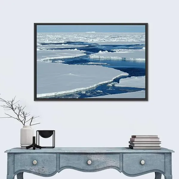 Antarctic Pack Ice Canvas Wall Art