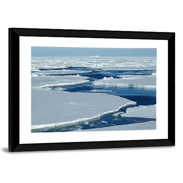 Antarctic Pack Ice Canvas Wall Art