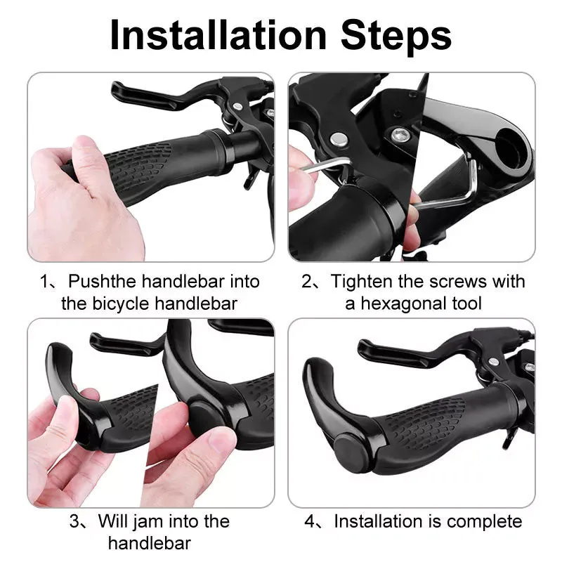 Anti-Skid Rubber Bicycle Skid-Proof Grips