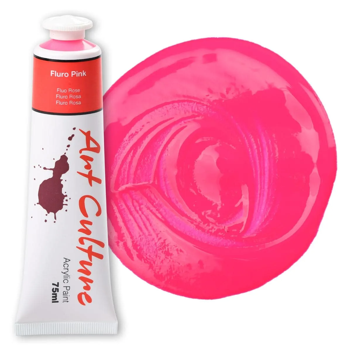 Art Culture Acrylic Paint Fluro Pink 75ml