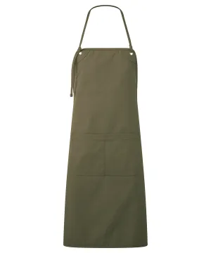 Artisans choice double-pocket canvas apron | Olive