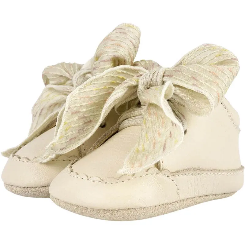 Baby Lahna Cream Leather Pre Walker Shoes