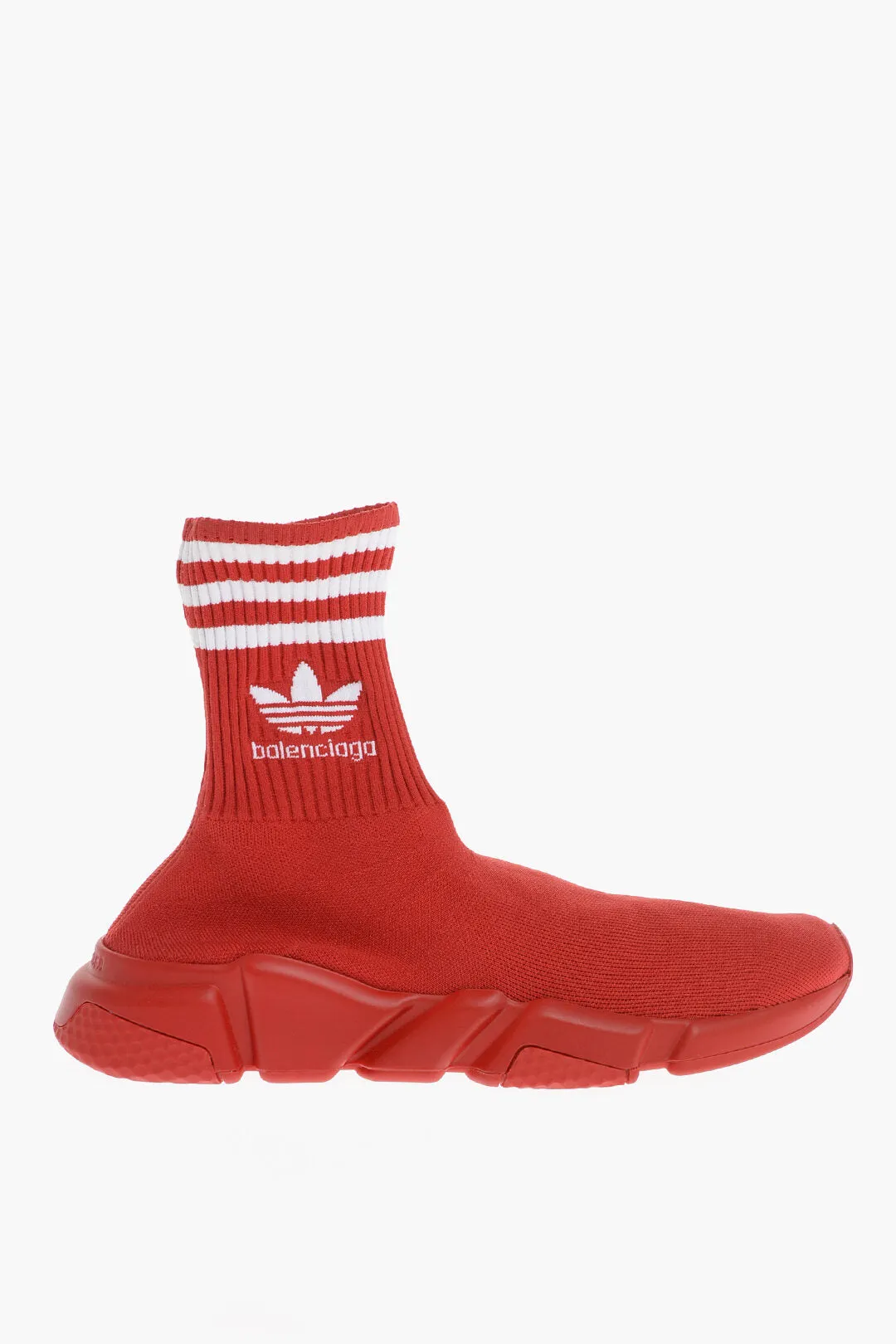 Balenciaga Adidas Logo Print Speed Sock Sneakers