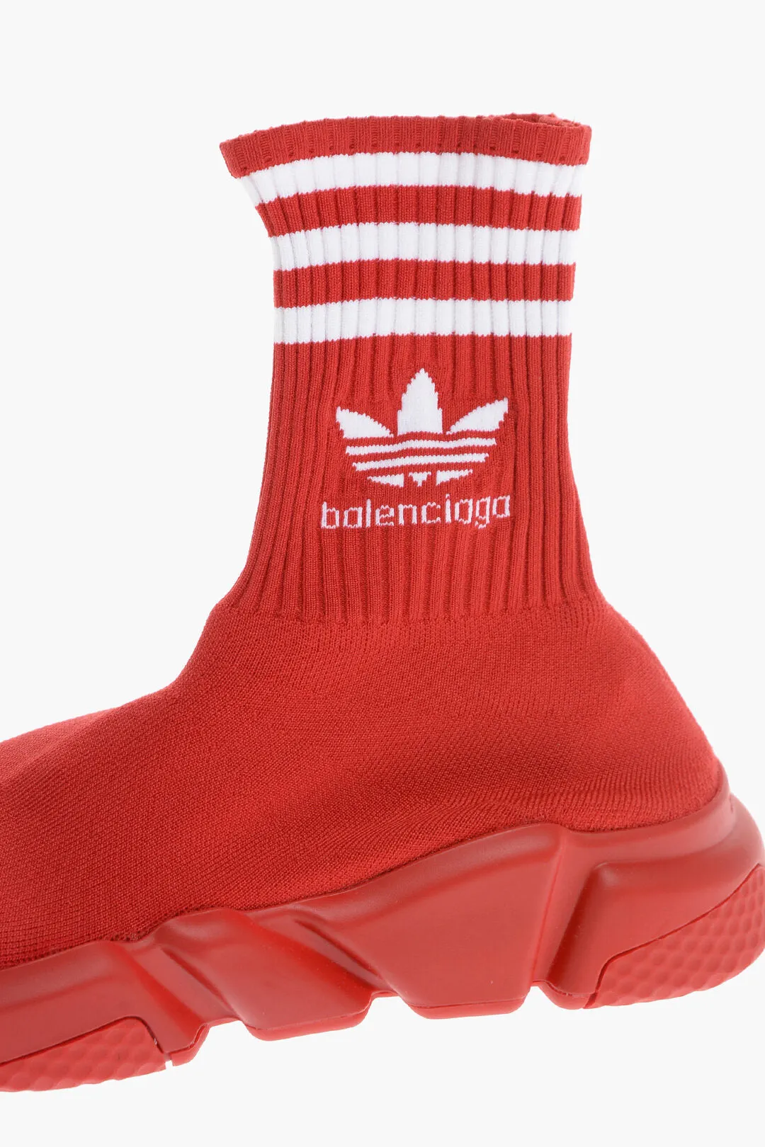 Balenciaga Adidas Logo Print Speed Sock Sneakers