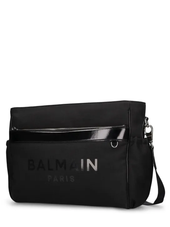 Balmain   Cotton canvas changing bag w/ logo 