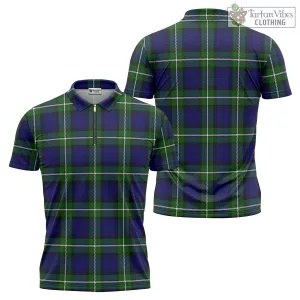 Bannerman Tartan Zipper Polo Shirt