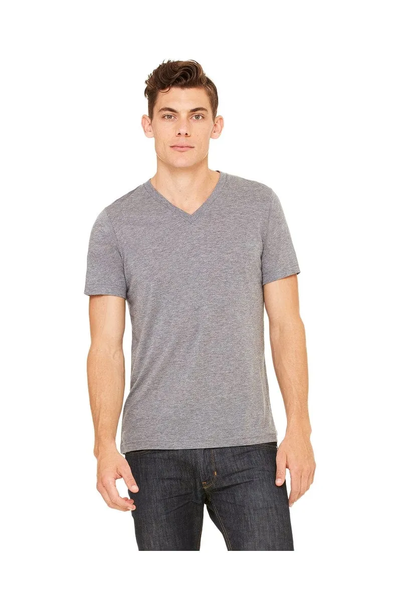 Bella Canvas 3415C: Unisex Triblend V-Neck T‑Shirt