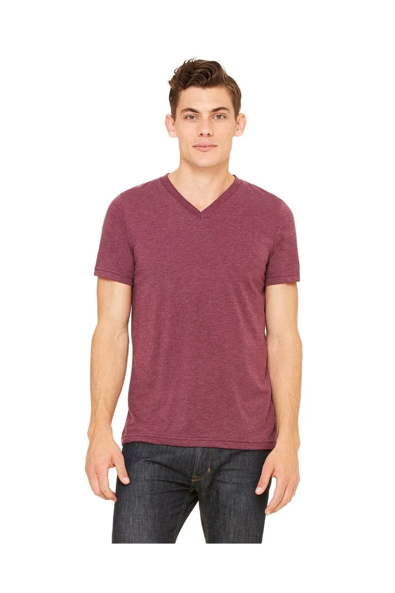 Bella Canvas 3415C: Unisex Triblend V-Neck T‑Shirt