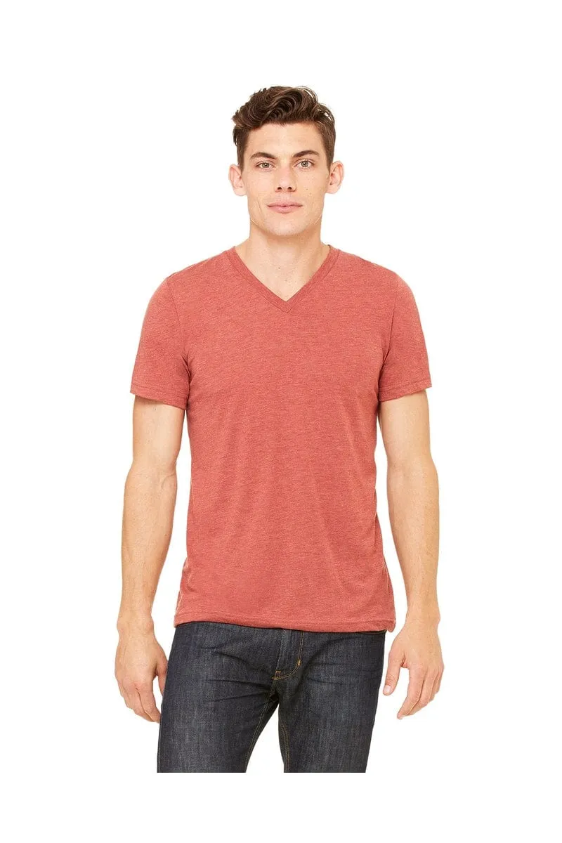 Bella Canvas 3415C: Unisex Triblend V-Neck T‑Shirt