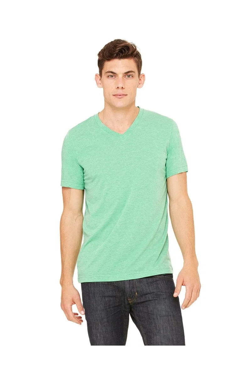 Bella Canvas 3415C: Unisex Triblend V-Neck T‑Shirt