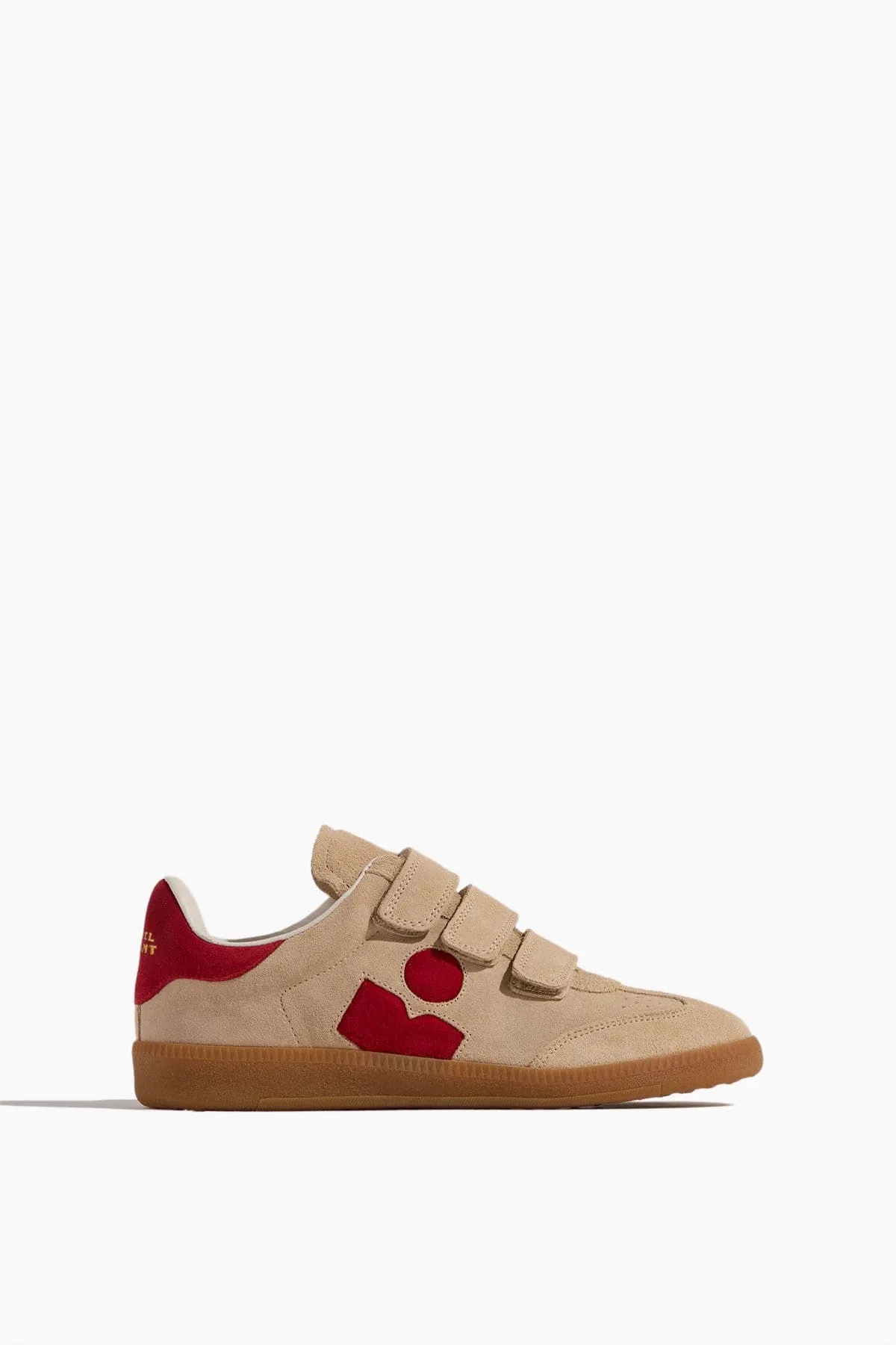 Beth Low Top Sneaker in Toffee/Red