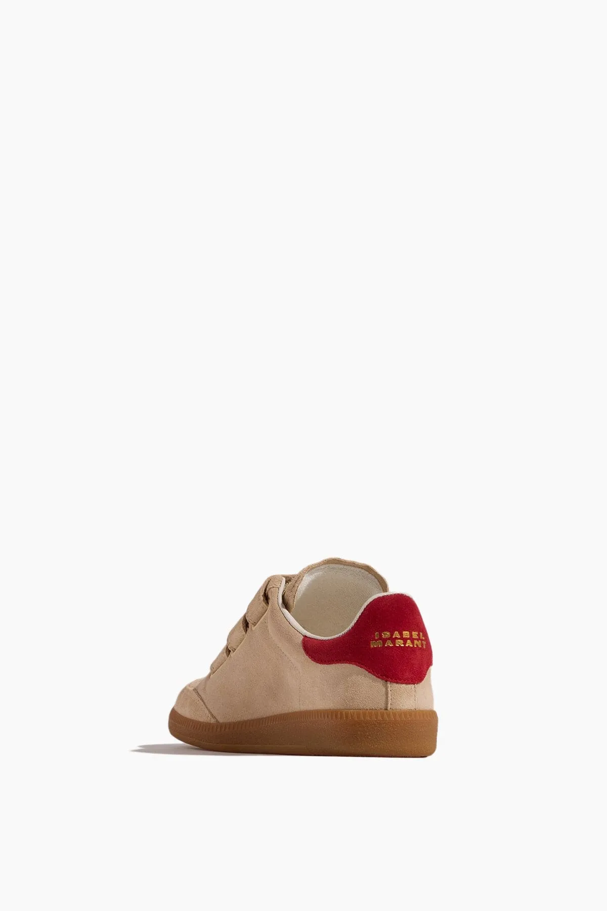 Beth Low Top Sneaker in Toffee/Red