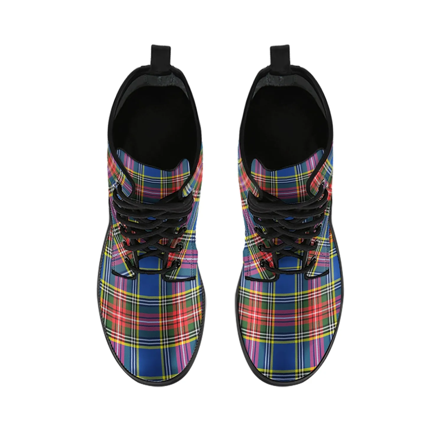 Bethune Tartan Leather Boots