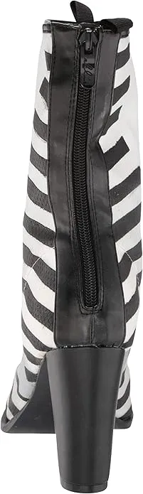 Billie-325 Striped Canvas Fashion Boots