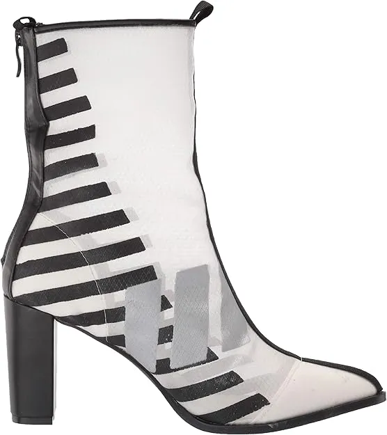 Billie-325 Striped Canvas Fashion Boots