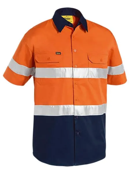 Bisley Taped Hi Vis Cool Lightweight Shirt - Short Sleeve (BS1896)