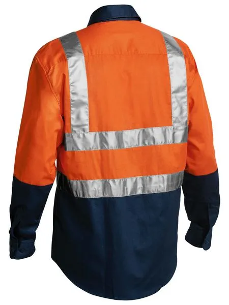 Bisley Taped Hi Vis Drill Shirt - Long Sleeve (BS6267T)