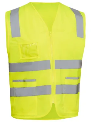 Bisley Taped Hi Vis Safety Zip Vest ( BV0341T)