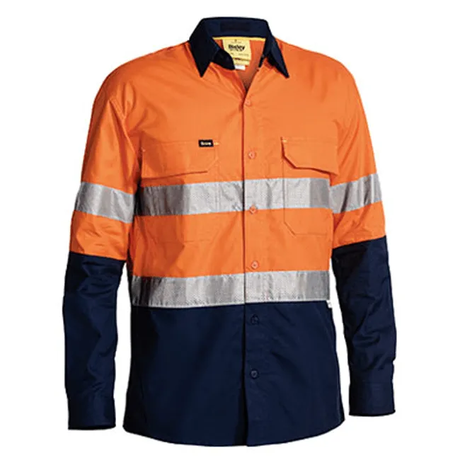 Bisley X Airflow Taped Hi Vis Ripstop Shirt (BS6415T)