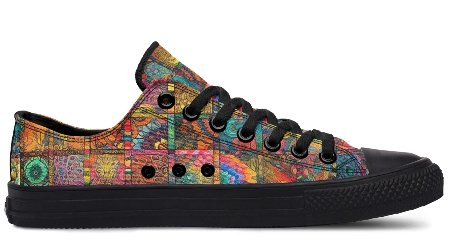 Blotter Quilt Low Top Shoes